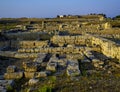 View ruins archaeological area of the ancient settlement of Egnazia