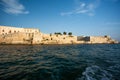 Ruins of the greek doric Apollo temple in Siracusa - Sicily Royalty Free Stock Photo