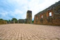 View of the ruins of the cathedral of the old Panama Royalty Free Stock Photo