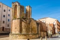 View at the ruins of Church San Nicolas in Soria - Spain
