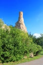 View of ruins of Devin Castle near Bratislava, Slovakia