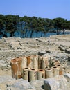 RUINS AT EMPURIES AMPURIAS CATALONIA,SPAIN