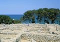 RUINS AT EMPURIES AMPURIAS CATALONIA,SPAIN