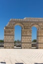 Ruins of The Great Basilica near The capital city of the First Bulgarian Empire Pliska, Bulgaria