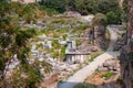 View of the ruins of the historic city of Byblos. Lebanon Royalty Free Stock Photo