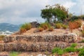 View of the ruins of the historic city of Byblos. Royalty Free Stock Photo