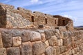 View of the ruins of the Inca temple of Chinchero in Cusco