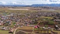 View of the ruins of the Inca temple of Chinchero in Cusco