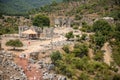 View of ruins in Kaunos ancient city (Turkey)