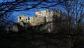 Ruins of Lietava castle, Slovakia Royalty Free Stock Photo