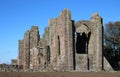 Lindisfarne priory, Holy Island, Northumberland Royalty Free Stock Photo