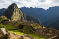 View of the ruins of Machu Picchu Royalty Free Stock Photo