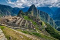 A view of the ruins of Machu Picchu