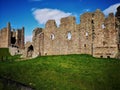 Landmarks of Cumbria - Brough Castle Ruins Royalty Free Stock Photo