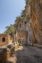 View of the ruins of The Monastery Katholiko