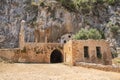 View of the ruins of The Monastery Katholiko