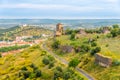 View at the ruins od wall Montemor-o-Novo castle - Portugal