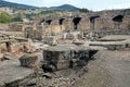 View of the ruins of the palace of the last king of Judea Agrippa II