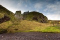 View of the ruins of the 13th century Dunnottar Castle, Stonehaven, Scotland Royalty Free Stock Photo