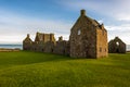 View of the ruins of the 13th century Dunnottar Castle, Stonehaven, Scotland Royalty Free Stock Photo