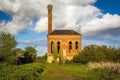 A view of the ruins of the Victorian pumping station at Worksop, UK Royalty Free Stock Photo