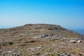 View of the Zeus temple on the Attavyros mountain