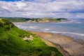 Runswick Bay view from Cleveland Way Royalty Free Stock Photo