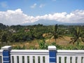 View of Rural Agricultural and landscape in Sukabumi West Java Indonesia