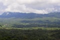 View of Rural Agricultural and landscape in Sukabumi, West Java Indonesia