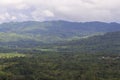 View of Rural Agricultural and landscape of Sukabumi, West Java Indonesia