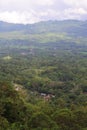 View of Rural Agricultural and landscape of Sukabumi, West Java Indonesia