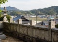 View of rural Imabari from Iyo Kokubunji, temple number 59 of Shikoku pilgrimage