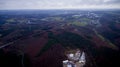 View of a rural industry complex in Germany