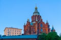 Russian Orthodox Uspenski Cathedral, in Helsinki Royalty Free Stock Photo