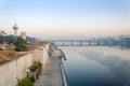 View of Sabarmati Riverfront in Ahmedabad Royalty Free Stock Photo