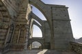 View of the Sacra of San Michele in Sant\'Ambrogio of Torino, Province of Turin, Piedmont, Italy Royalty Free Stock Photo