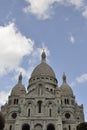 View of Sacre Coeur Basilica in Paris France Royalty Free Stock Photo