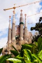 View of Sagrada Familia Royalty Free Stock Photo