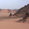 View of Sahara Desert Royalty Free Stock Photo