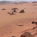 View of Sahara Desert Royalty Free Stock Photo