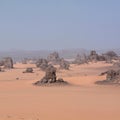 View of Sahara Desert Royalty Free Stock Photo