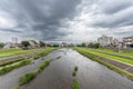 View of the Saigawa River, Kanazawa, Japan