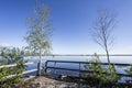 A view of Saimaa lake, Finland Royalty Free Stock Photo