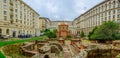 View of the sain george rotunda in Sofia, Bulgaria....IMAGE