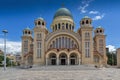 View of Saint Andrew Church, the largest church in Greece, Patras, Peloponnese, Greece Royalty Free Stock Photo