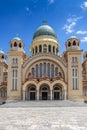 View of Saint Andrew Church, the largest church in Greece, Patras, Peloponnese, Greece Royalty Free Stock Photo