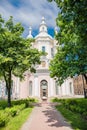 View of Saint Andrew's Cathedra in St. Petersburg Royalty Free Stock Photo