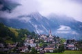 View of Saint Anton am Arlberg in Austria Royalty Free Stock Photo