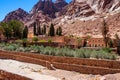 View of Saint Catherine`s Monastery, Sinai, Egypt Royalty Free Stock Photo