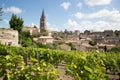 View of Saint Emilion village in Bordeaux region in France Royalty Free Stock Photo